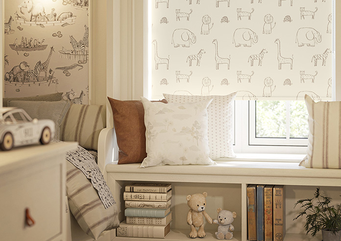 Zootime Sketch, Nutmeg - Twist&Fit Roller Blind - Image 5